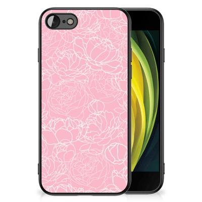 iPhone SE 2022 | SE 2020 | 7/8 Bloemen Hoesje White Flowers