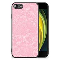 iPhone SE 2022 | SE 2020 | 7/8 Bloemen Hoesje White Flowers