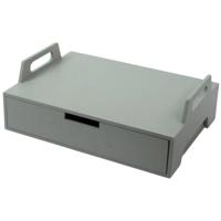 Gusta houten laptoptafel 41x30x14.5 cm groengrijs Gusta houten laptoptafel 41x30x14.5 cm groengrijs