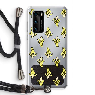 Bananas: Huawei P40 Transparant Hoesje met koord