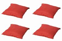 Kussen 60x60 baksteenrood piping Panama baksteenrood (4 stuks) Madison - Madison