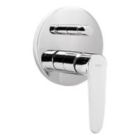 Douchekraan Tres Flat | Inbouw | Mengkraan | Excl.Inbouwdeel | 2-weg | Rond | Chroom