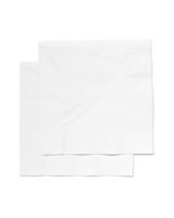 HEMA Servetten - 33 X 33 - Papier - Wit - 20 Stuks