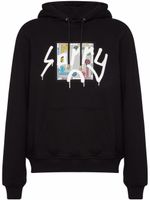 Giuseppe Zanotti hoodie à slogan imprimé - Noir