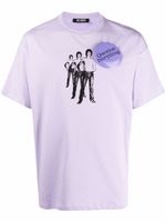 Raf Simons t-shirt Question Everything à détail de badge - Violet - thumbnail