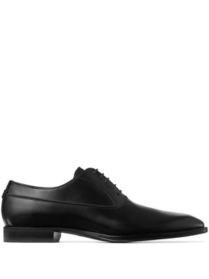 Jimmy Choo chaussures oxford Foxley en cuir - Noir