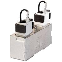Metz Connect RJ45 Netwerk Adapter CAT 7a [1x RJ45-bus - 1x RJ45-bus] Zilver
