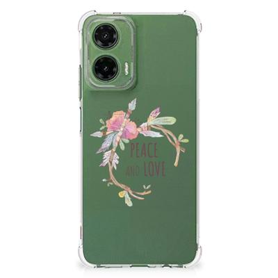 Motorola Moto G35 Stevig | Bumper Hoesje | Boho Text Motorola Moto G35 Stevig | Bumper Hoesje | Boho Text