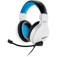 Sharkoon RUSH ER3 Headset Bedraad Hoofdband Gamen Zwart, Blauw, Wit - thumbnail