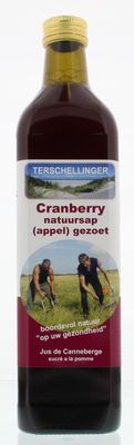 Terschellinger Cranberrysap puur zoet (750 ml)
