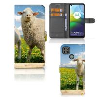 Motorola Moto G9 Power | Telefoonhoesje | Met pasjeshouder | Schaap en Lammetje