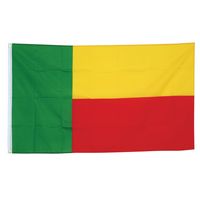 Benin grote Vlag 90 x 150cm - thumbnail