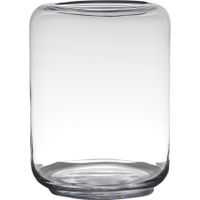 Transparante grote vaas/vazen van glas 30 x 23 cm - thumbnail