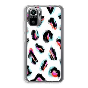 Cheetah color: Xiaomi Redmi Note 10S Transparant Hoesje
