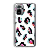 Cheetah color: Xiaomi Redmi Note 10S Transparant Hoesje