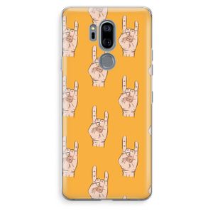 Rock: LG G7 Thinq Transparant Hoesje