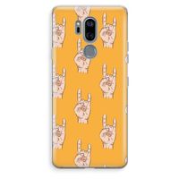Rock: LG G7 Thinq Transparant Hoesje