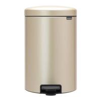 Brabantia NewIcon Pedaalemmer 20 L - Metallic Gold