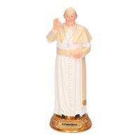 Paus Franciscus decoratie beeldje 15 cm   -
