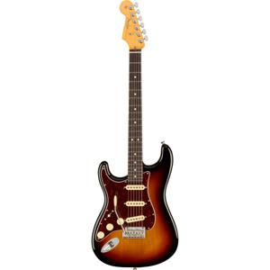 Fender American Professional II Stratocaster LH 3-Tone Sunburst RW linkshandige elektrische gitaar met koffer