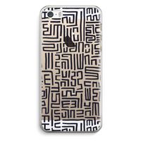 Moroccan Print: iPhone 5 / 5S / SE Transparant Hoesje