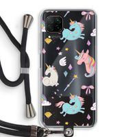 Fantasiewereld: Huawei P40 Lite Transparant Hoesje met koord