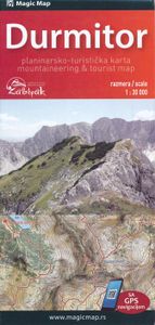 Wandelkaart Durmitor National Park - Montenegro | Magic Maps