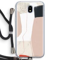 Lava: Samsung Galaxy J5 (2017) Transparant Hoesje met koord