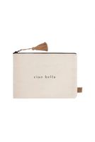 Zusss make up tasje ciao bella linnen - thumbnail
