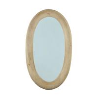 Noam Natuurlijke Mango Houten Ovale Spiegel