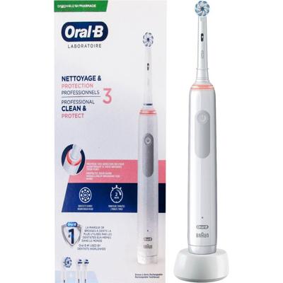 Oral-B Professional 3 Clean & Protect 462211 Elektrische tandenborstel Roterend / oscillerend / pulserend Wit