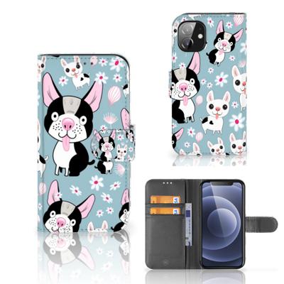 Apple iPhone 12 Mini | Telefoonhoesje | Met pasjeshouder | Hondjes