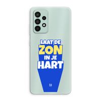Laat de zon in je hart: Samsung Galaxy A52s 5G Transparant Hoesje