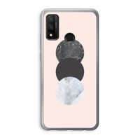 Marmeren cirkels: Huawei P Smart (2020) Transparant Hoesje