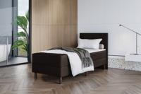 OP=OP Boxspring Basic 80 x 200 Zwart - Incl. Hocker