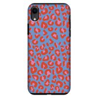 Leopard blue: iPhone XR Tough Case