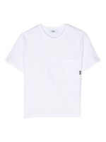 MSGM Kids t-shirt en coton à poche poitrine plaquée - Blanc - thumbnail