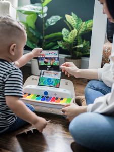 Verbonden piano Magic Touch - HAPE wit