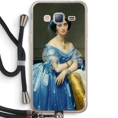Eleonore: Samsung Galaxy J3 (2016) Transparant Hoesje met koord