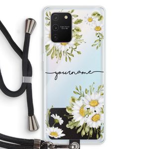Daisies: Samsung Galaxy S10 Lite Transparant Hoesje met koord