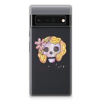 Silicone Back Case Google Pixel 6 Pro Boho Skull - thumbnail