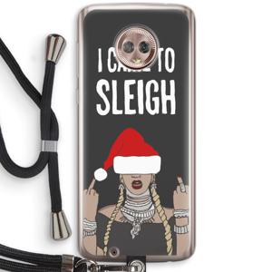 Came To Sleigh: Motorola Moto G6 Transparant Hoesje met koord