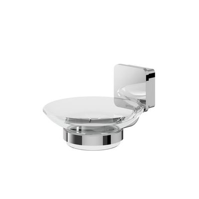 Zeephouder Geesa Topaz Glas Met Muurbeugel Chroom Geesa