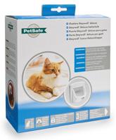 Petsafe Petsafe kattenluik tot 7 kg magnetisch slot wit - thumbnail