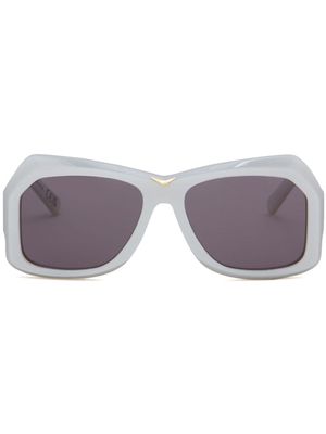 Marni Eyewear lunettes de soleil à monture oversize - Tons neutres