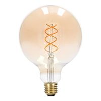 LED E27-G125 Filament 5 Watt - 1800K - Goud - Dimbaar - 250 Lm - thumbnail