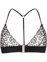 Fleur Of England soutien-gorge Kittie à effet de transparence - Noir