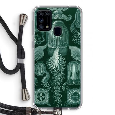 Haeckel Cubomedusae: Samsung Galaxy M31 Transparant Hoesje met koord