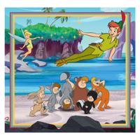 Disney Clementoni legpuzzel super color vierkant classics, 3x48st.