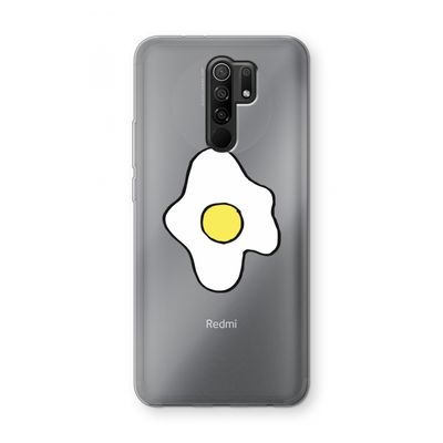 Spiegelei: Xiaomi Redmi 9 Transparant Hoesje